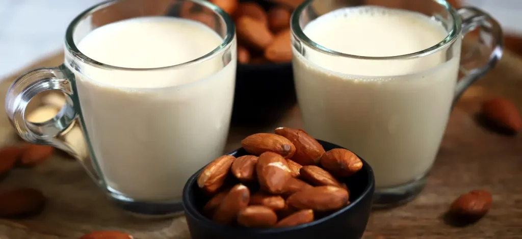 kefir milk served in glass